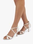 Dune Bridal Collection Maribel Strappy Stiletto Mid Heel Sandals, Ivory