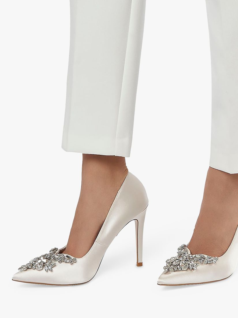 Dune shop embellished heels