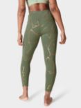 Sweaty Betty Super Soft 7/8 Yoga Leggings, Green Wabi