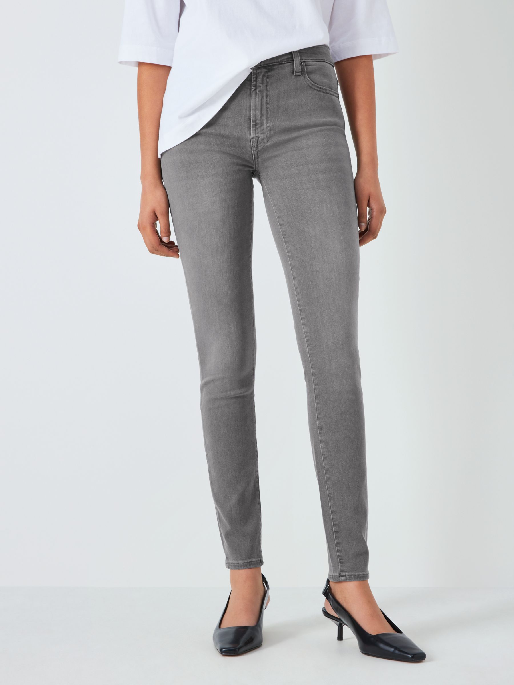 7 For All Mankind Skinny Slim Fit Jeans, Grey, 24