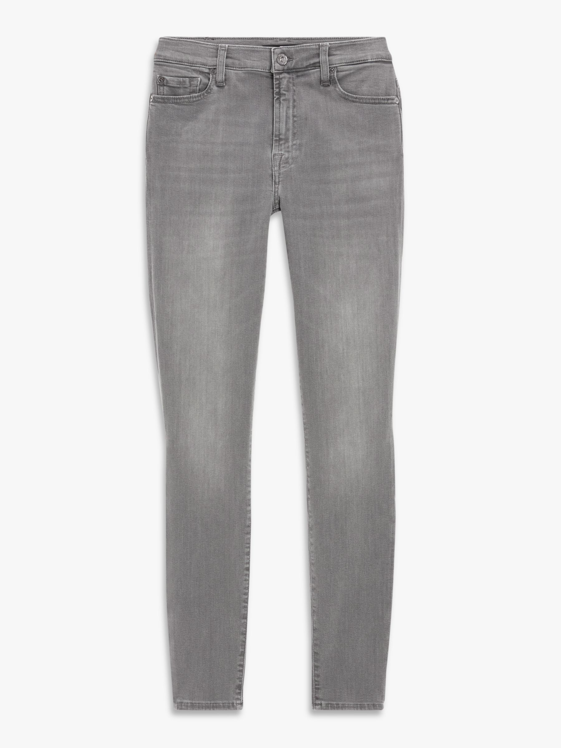 7 For All Mankind Skinny Slim Fit Jeans, Grey, 24