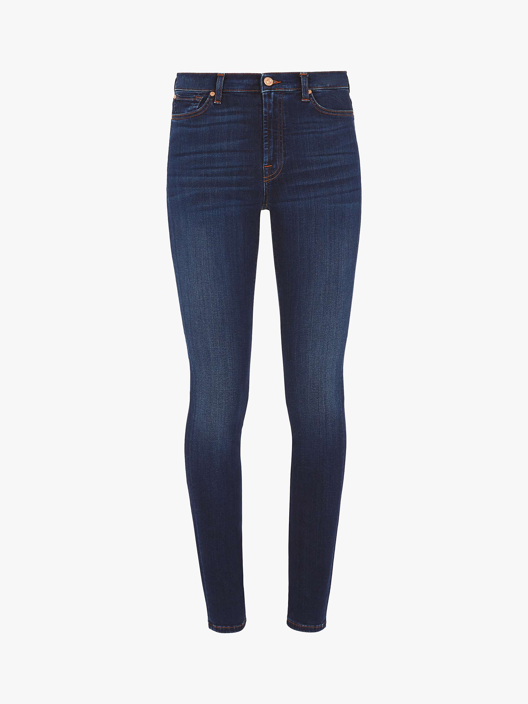 Buy 7 For All Mankind Skinny Slim Fit Jeans, Starlight Online at johnlewis.com