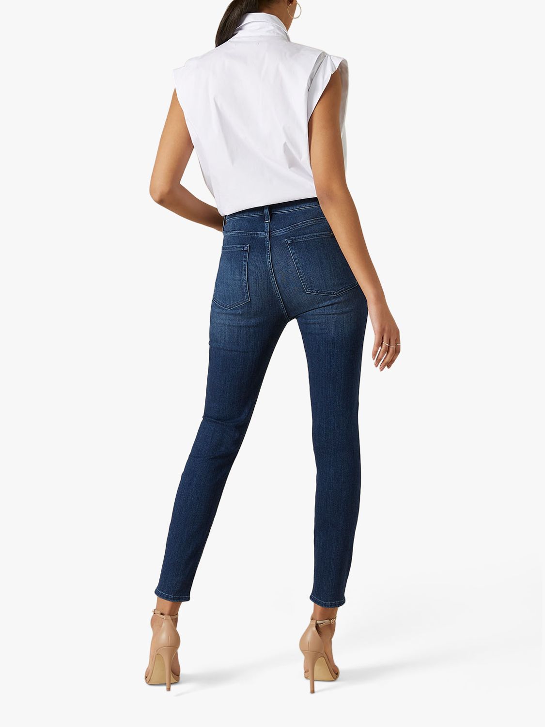 7 For All Mankind Aubrey Slim Fit Jeans, Los Feliz at John Lewis & Partners
