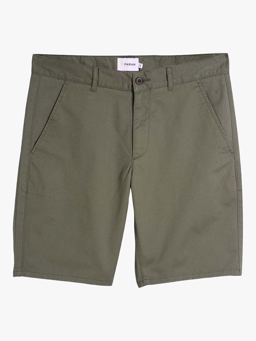 Farah Hawk Chino Shorts, Vintage Green, 30