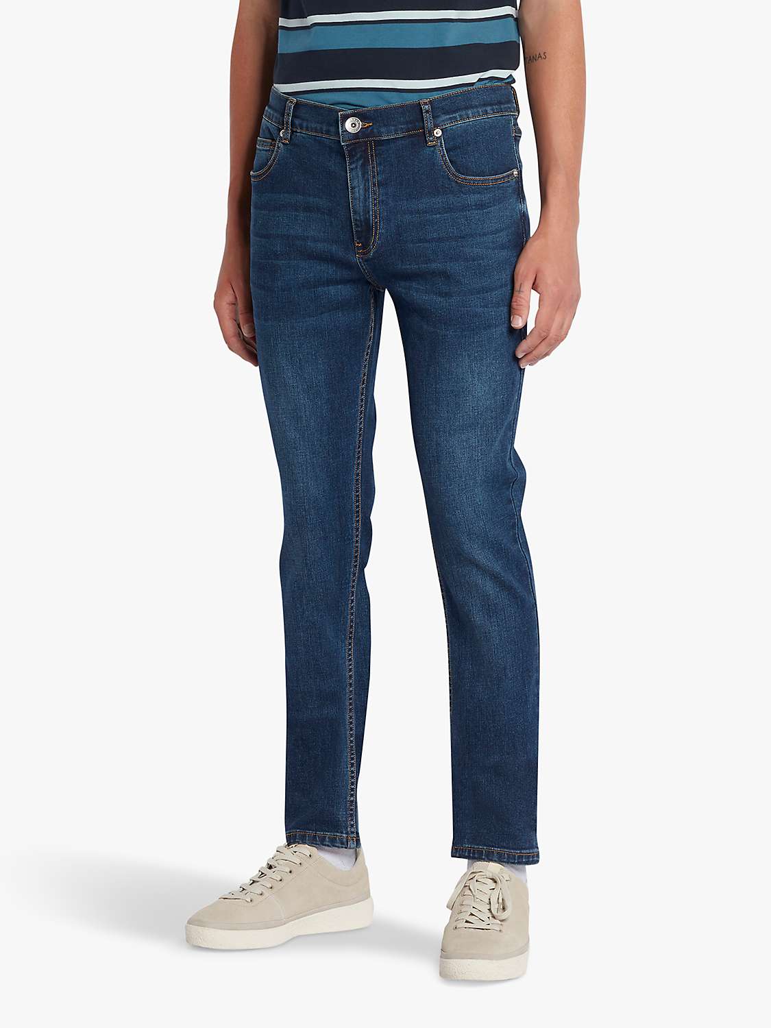 Buy Farah Drake Stretch Skinny Jeans, Mid Online at johnlewis.com