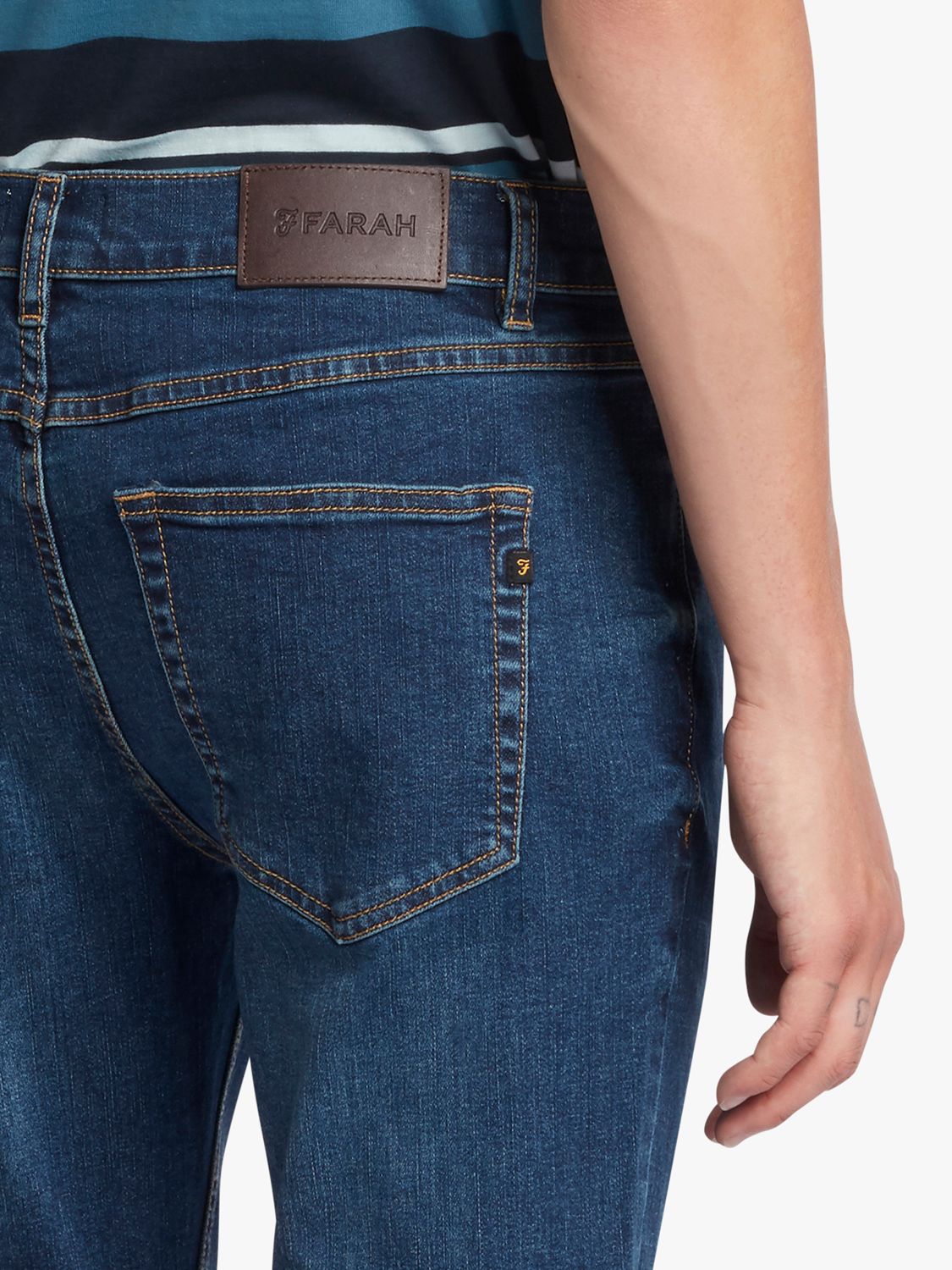 Farah Drake Stretch Skinny Jeans, Mid, 30R