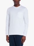 Farah Weymouth Long Sleeve Organic Cotton T-Shirt, White