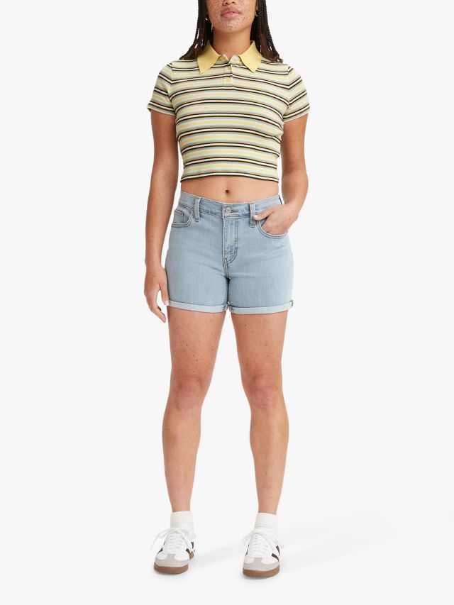 Levi's women's shop mid length shorts