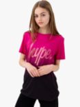 Hype Kids' Fade Script Logo T-Shirt