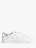 Ted Baker Taliy Leather Trainers, White