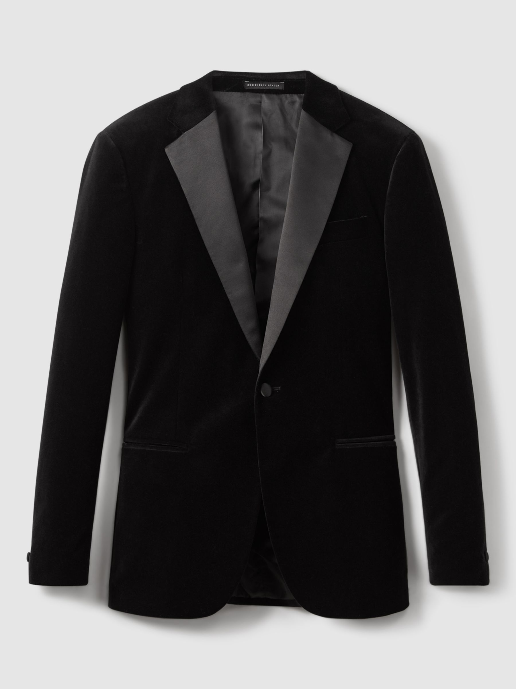 Buy Reiss Ace Velvet Dinner Suit Jacket Online at johnlewis.com