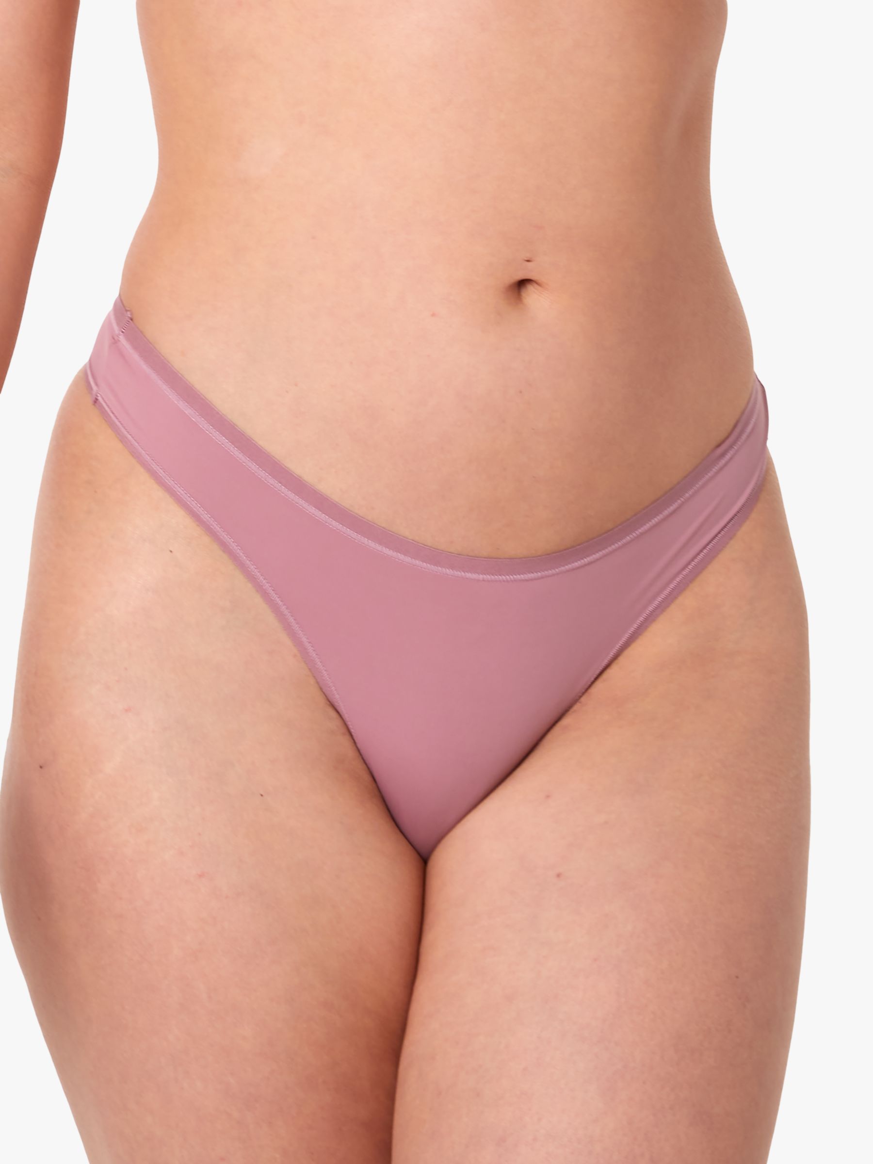 Deja Day Second Skin Eco No Vpl Thong Rose At John Lewis And Partners