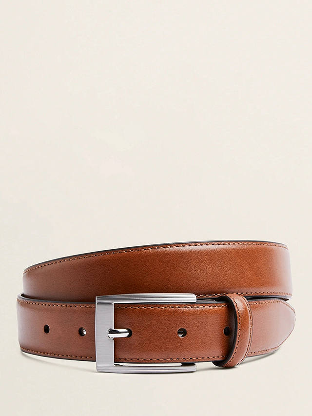 Moss Leather Belt, Tan