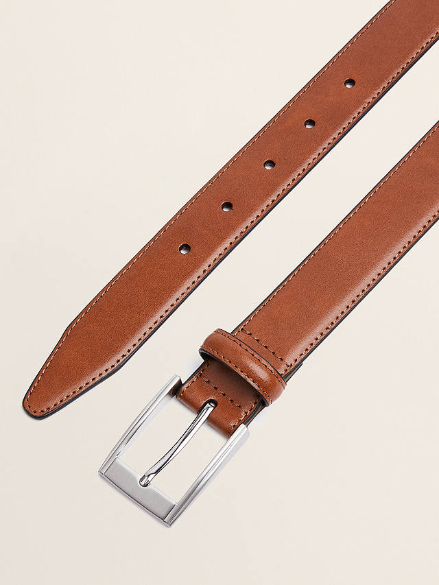 Moss Leather Belt, Tan