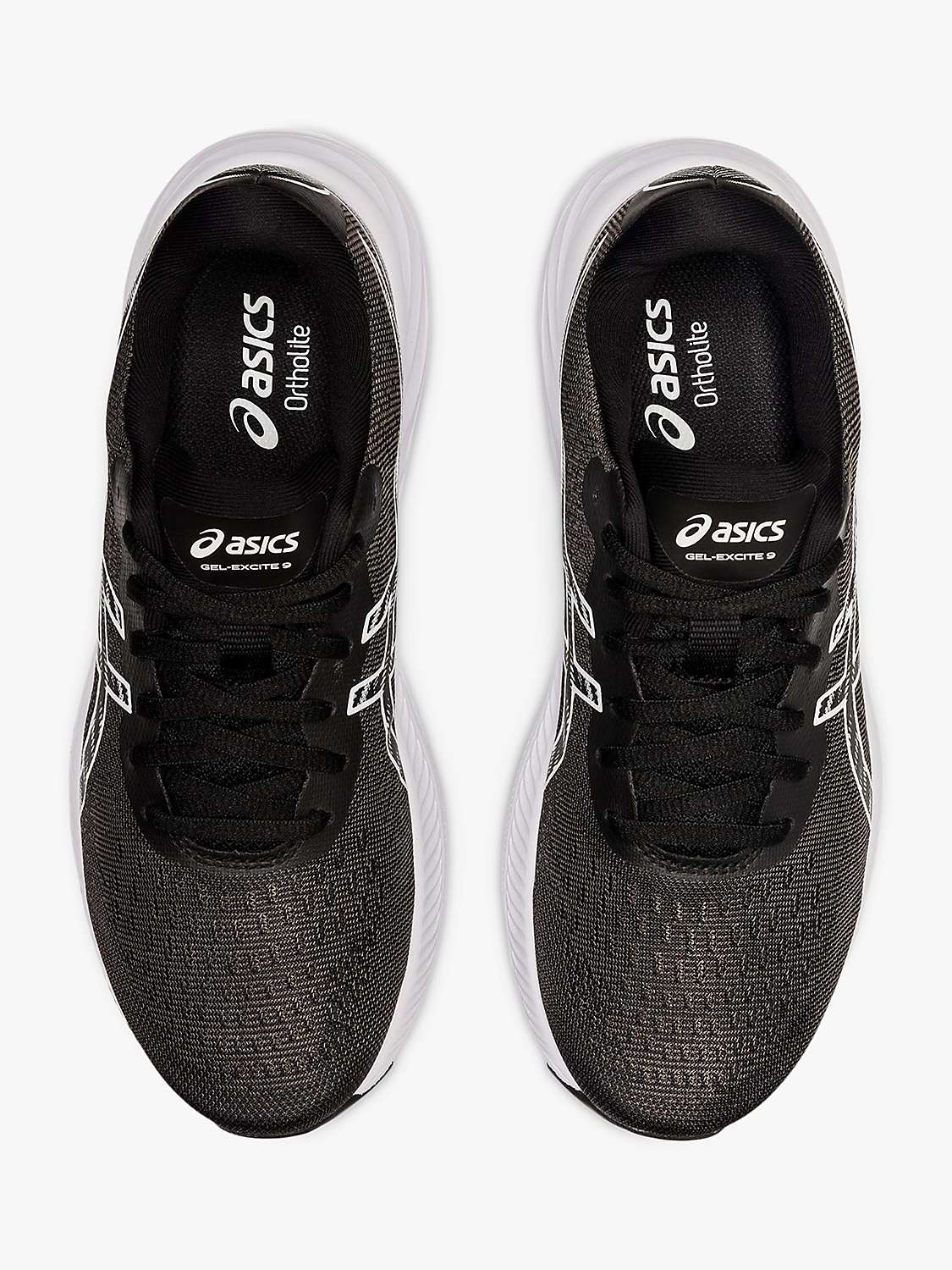 ASICS GEL-EXCITE 9 Women's Running Shoes, Black/White at John Lewis &  Partners