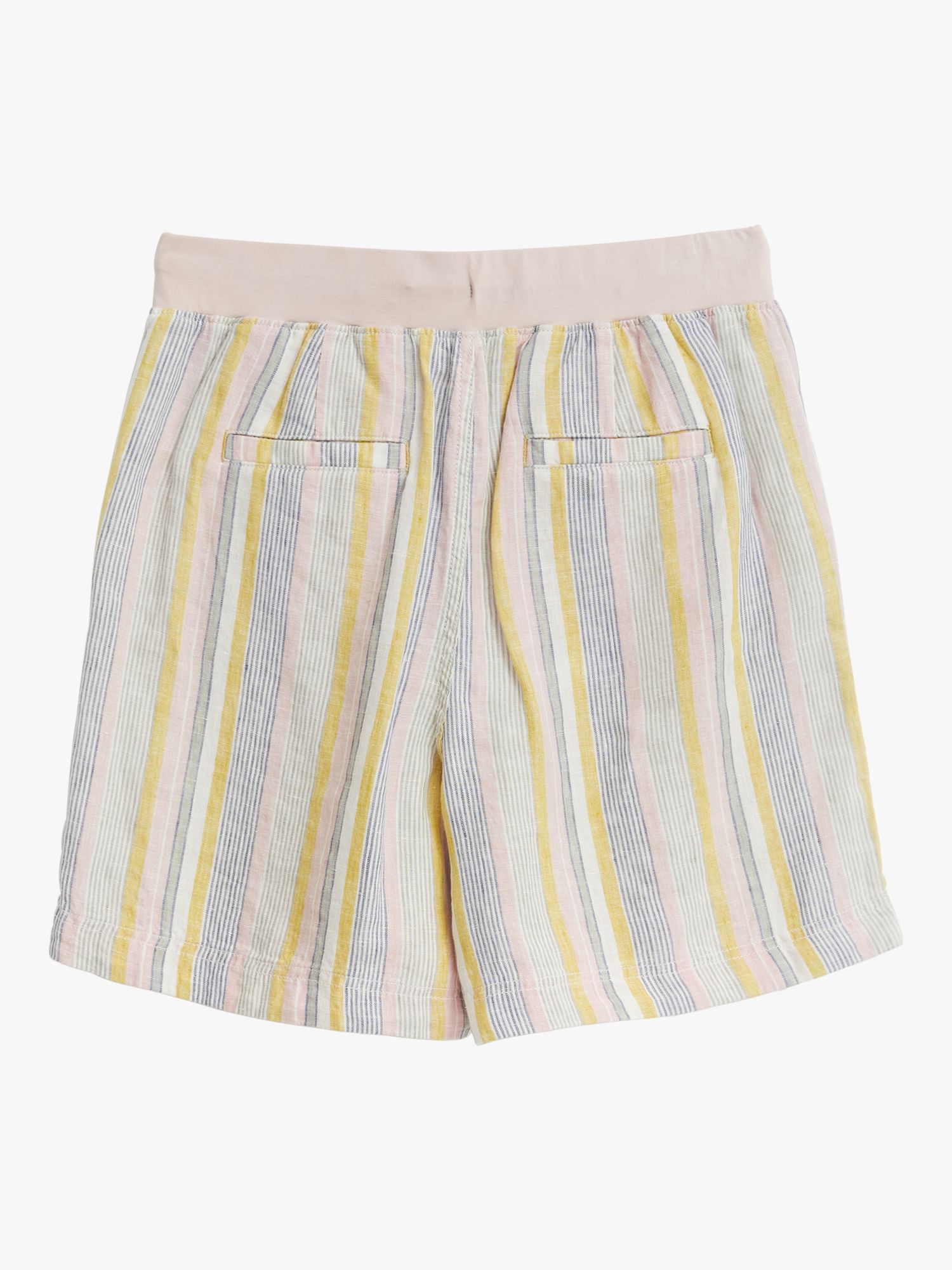 White Stuff Effie Striped Linen Shorts, White/Multi at John Lewis ...