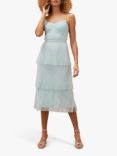 Phase Eight Kaia Pleated Tulle Midi Dress, Eau De Nil