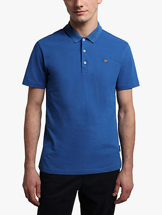 Napapijri Ealis Organic Cotton Polo Shirt, Blue