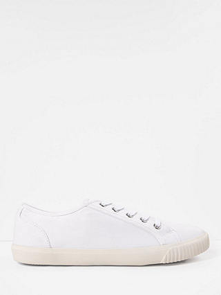 HUSH Henley Canvas Trainers, White