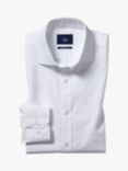 Moss Cotton Blend Poplin Shirt, White