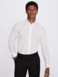 Moss Tailored Fit Double Cuff Shirt, White