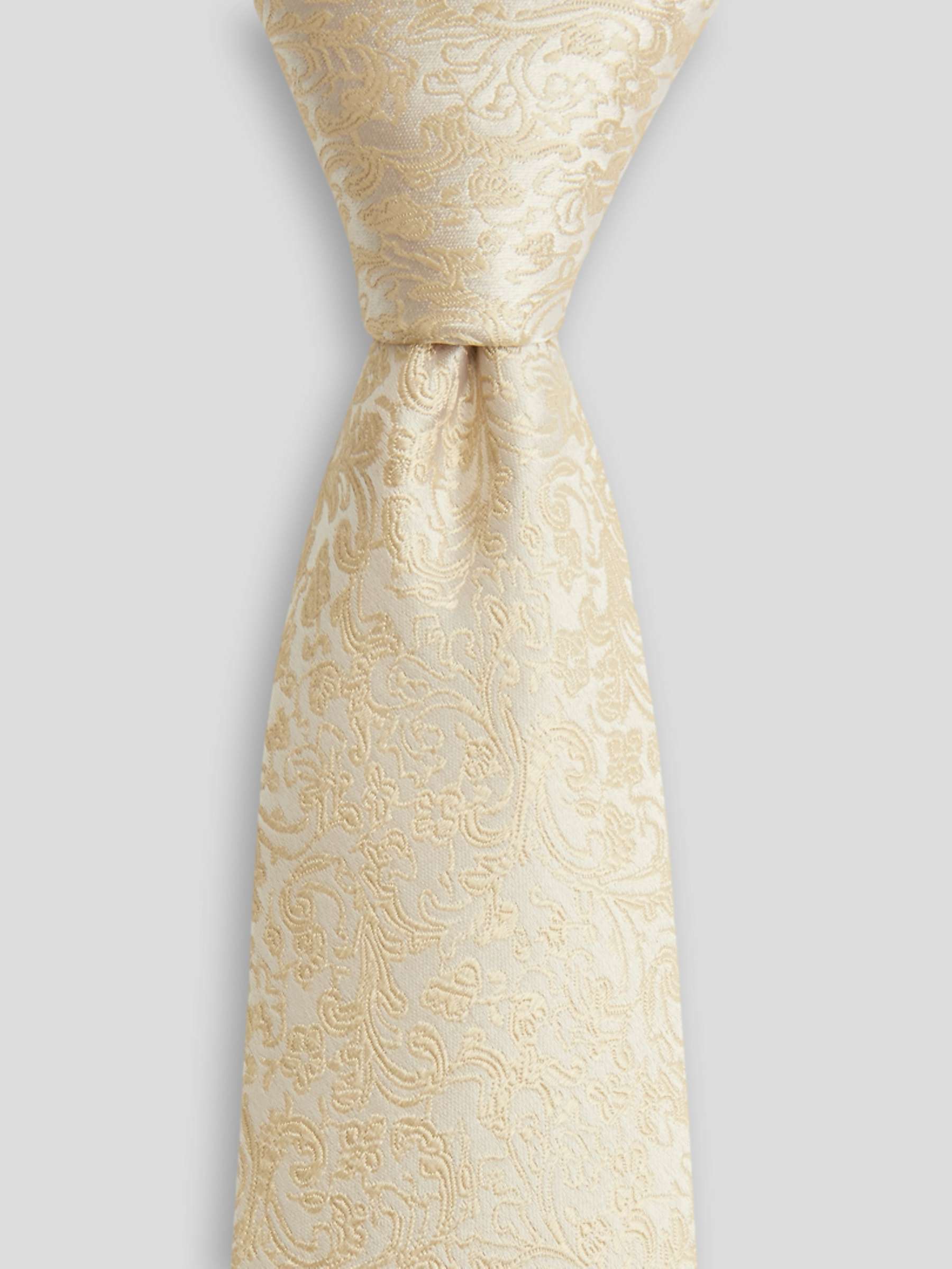 Buy Moss Floral Swirl Silk Tie Online at johnlewis.com