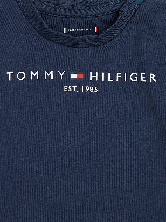 Tommy Hilfiger Baby Organic Cotton Blend Essential Logo Jersey T-Shirt ...