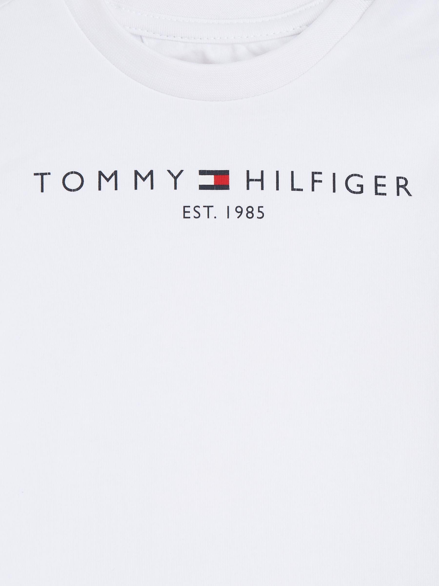 Buy Tommy Hilfiger Baby Organic Cotton Blend Essential Logo Jersey T-Shirt Online at johnlewis.com