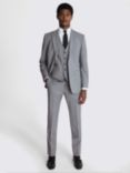 Moss Performance Tailored Fit Suit Jacket, Light Grey Marl