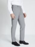 Moss 1851 Tailored Fit Suit Trousers, Light Grey Marl