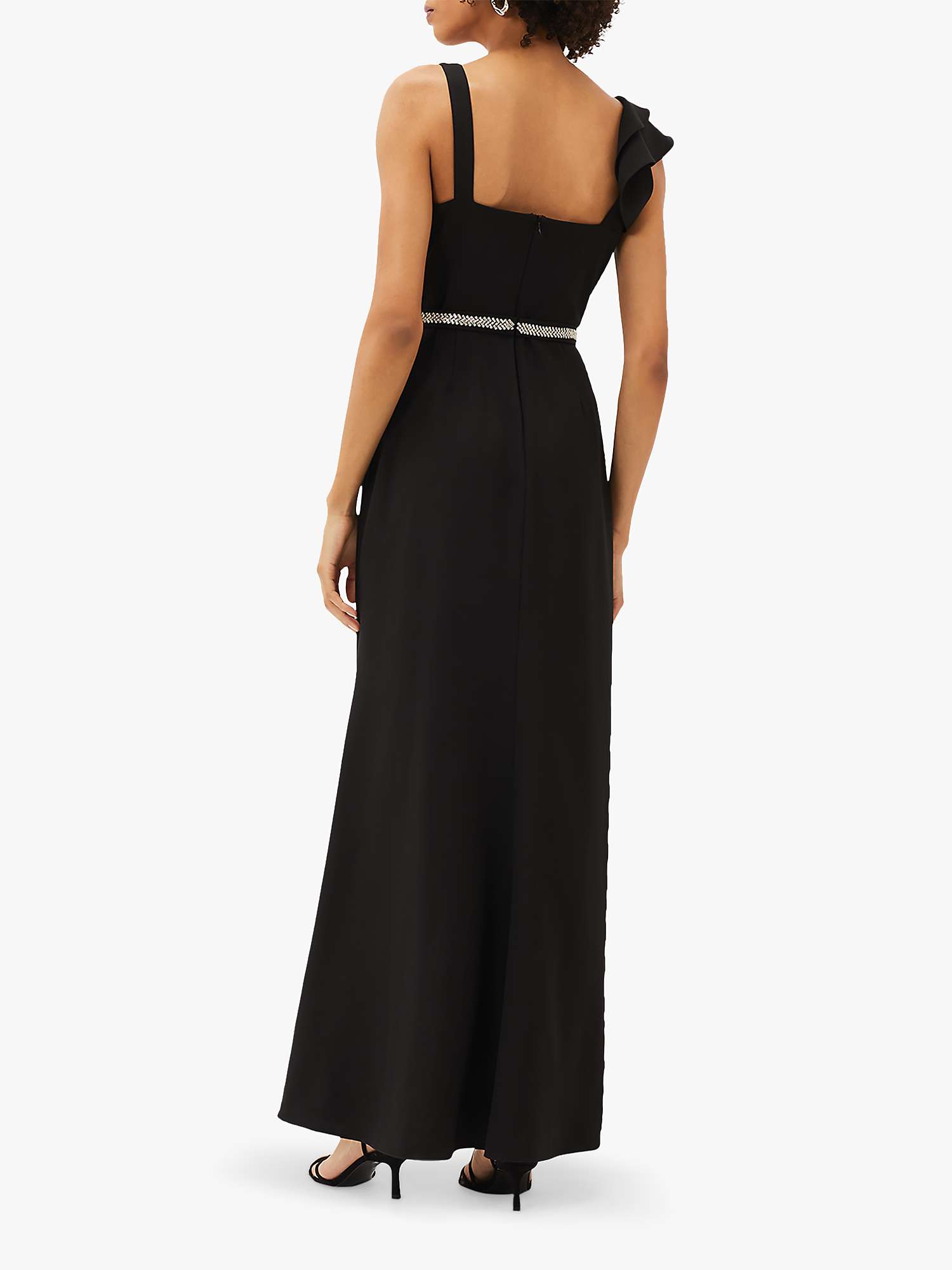Buy Phase Eight Patsie Elipse Hem Maxi Dress, Black Online at johnlewis.com