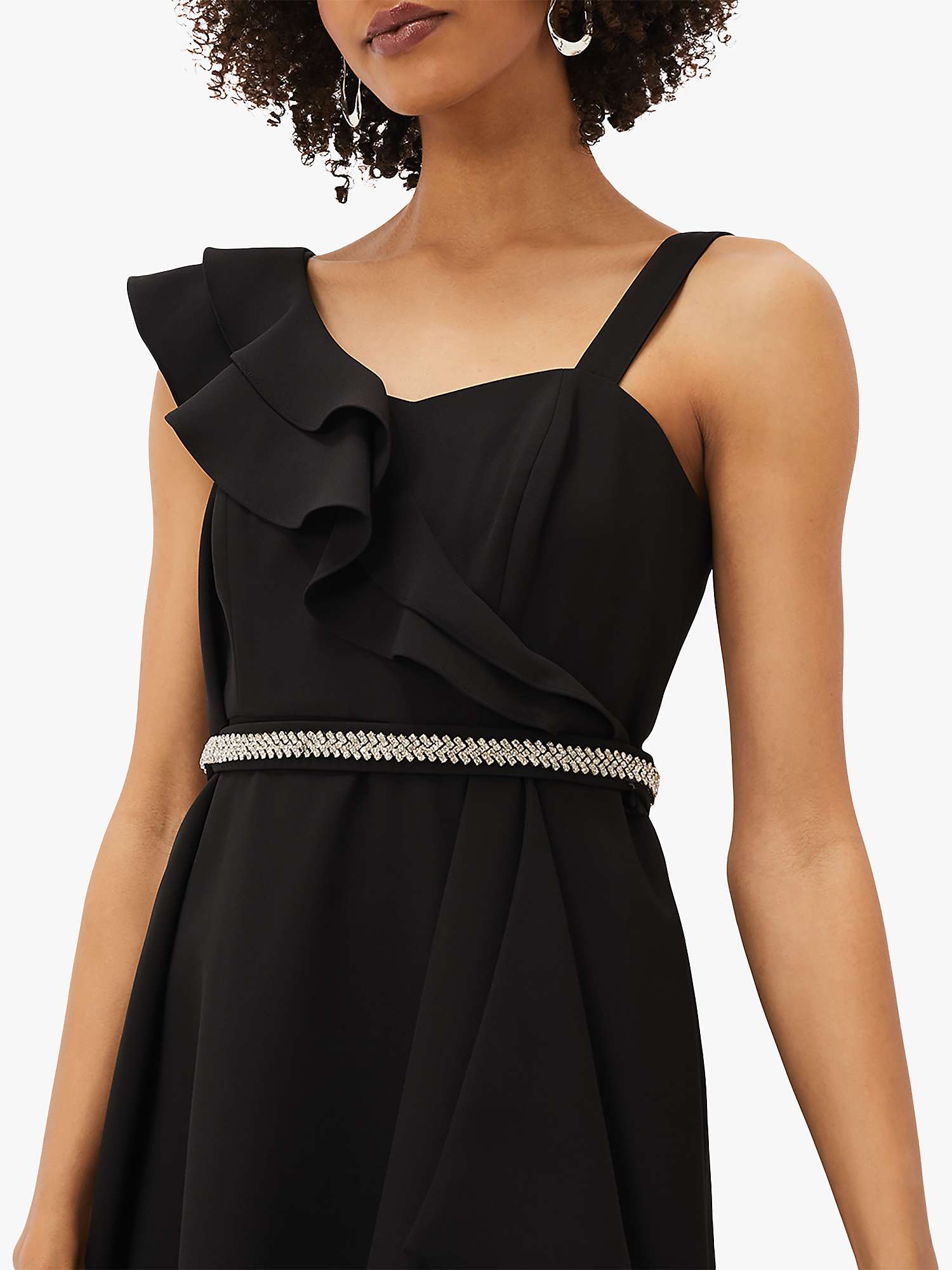 Buy Phase Eight Patsie Elipse Hem Maxi Dress, Black Online at johnlewis.com