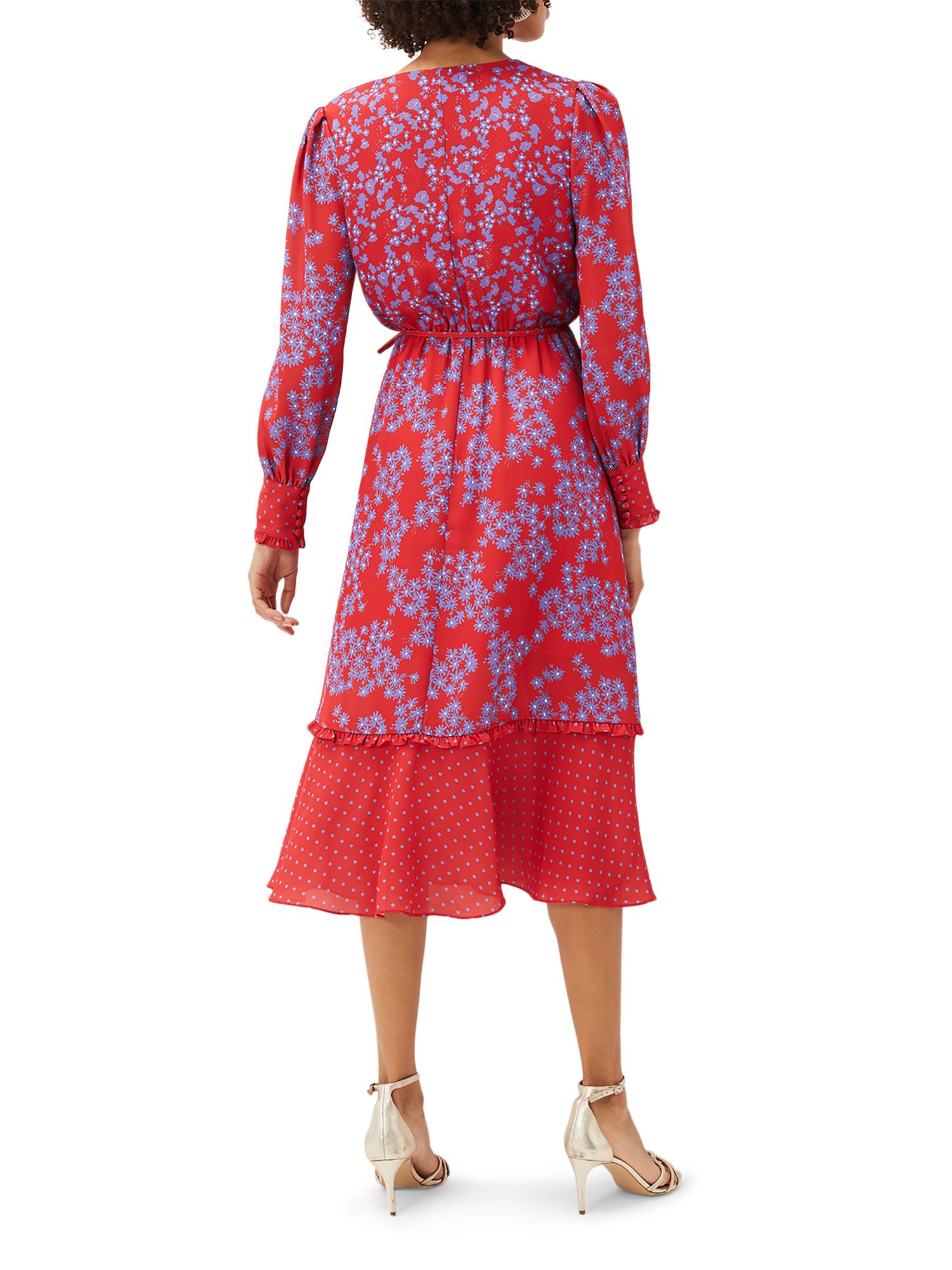 Buy Phase Eight Zahara Floral Spot Print Dress, Multi Online at johnlewis.com