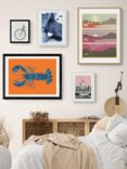 EAST END PRINTS Alice Straker 'Lobster on Orange' Framed Print