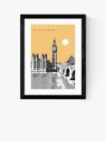 EAST END PRINTS Becks Norf Design 'London' Framed Print