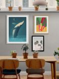 EAST END PRINTS Dieter Braun 'Humpback Whale' Framed Print