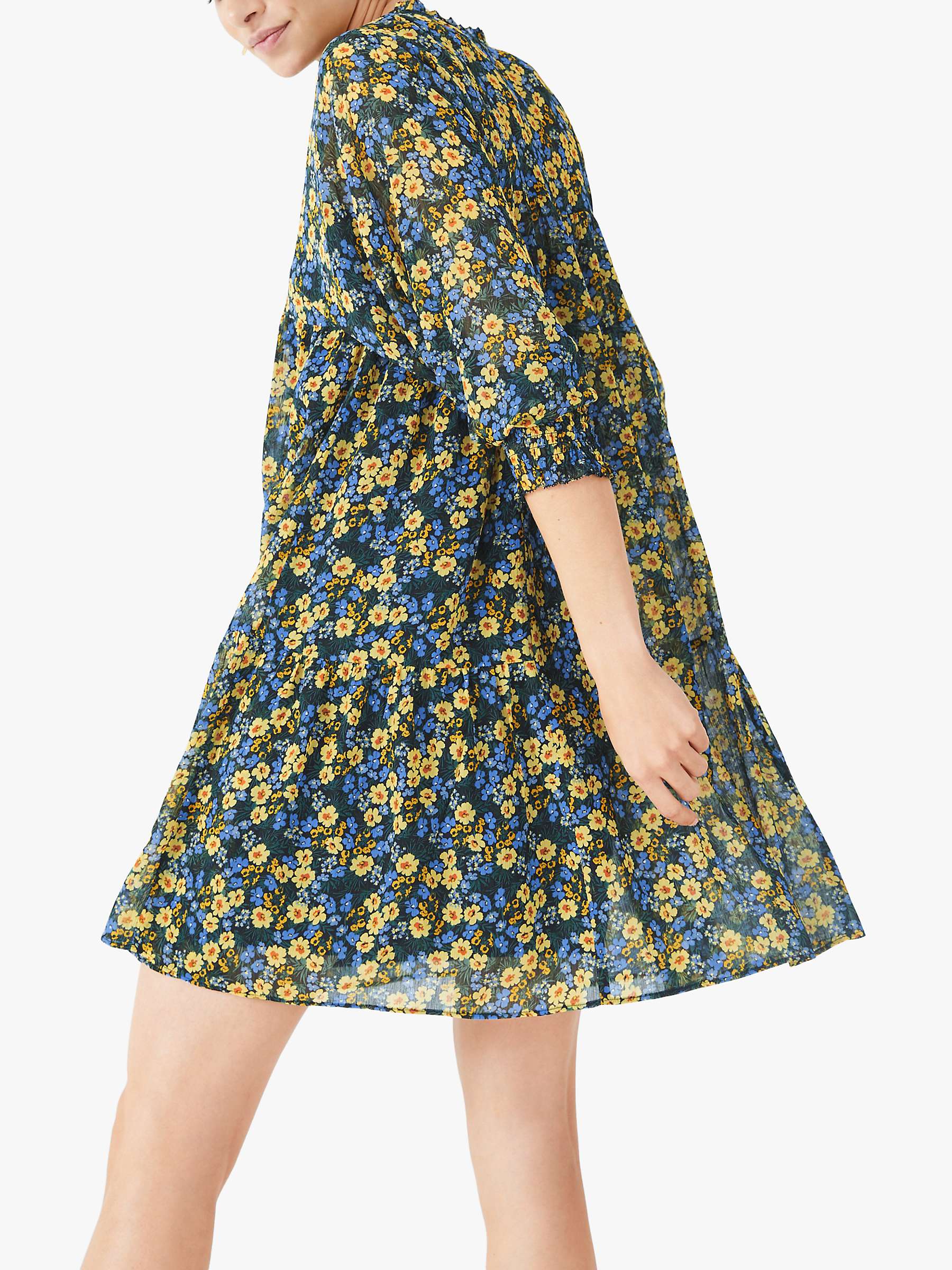 Buy HUSH Quinn Ditsy Floral Print Mini Dress, Multi Online at johnlewis.com