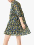 HUSH Quinn Ditsy Floral Print Mini Dress, Multi, Multi