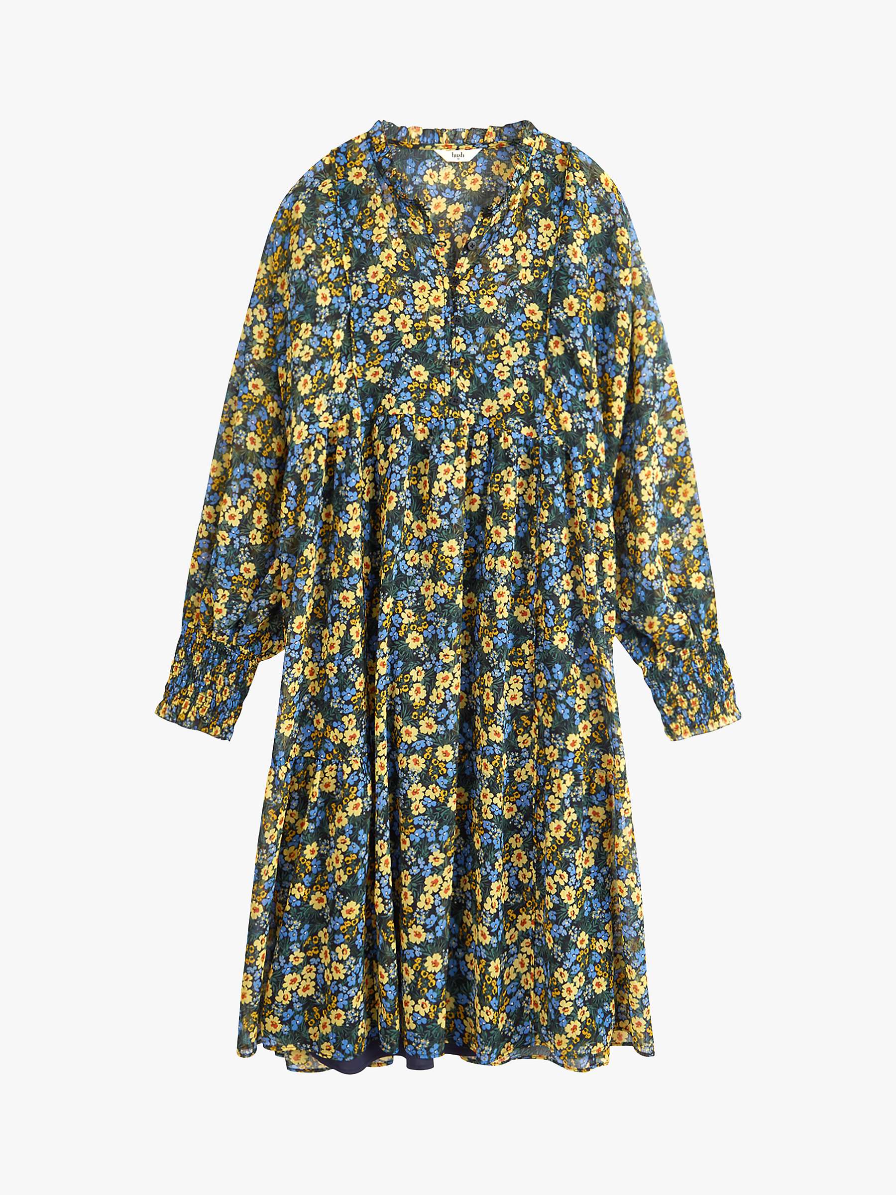 Buy HUSH Quinn Ditsy Floral Print Mini Dress, Multi Online at johnlewis.com