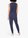 HUSH Henley Jersey Jumpsuit, Midnight