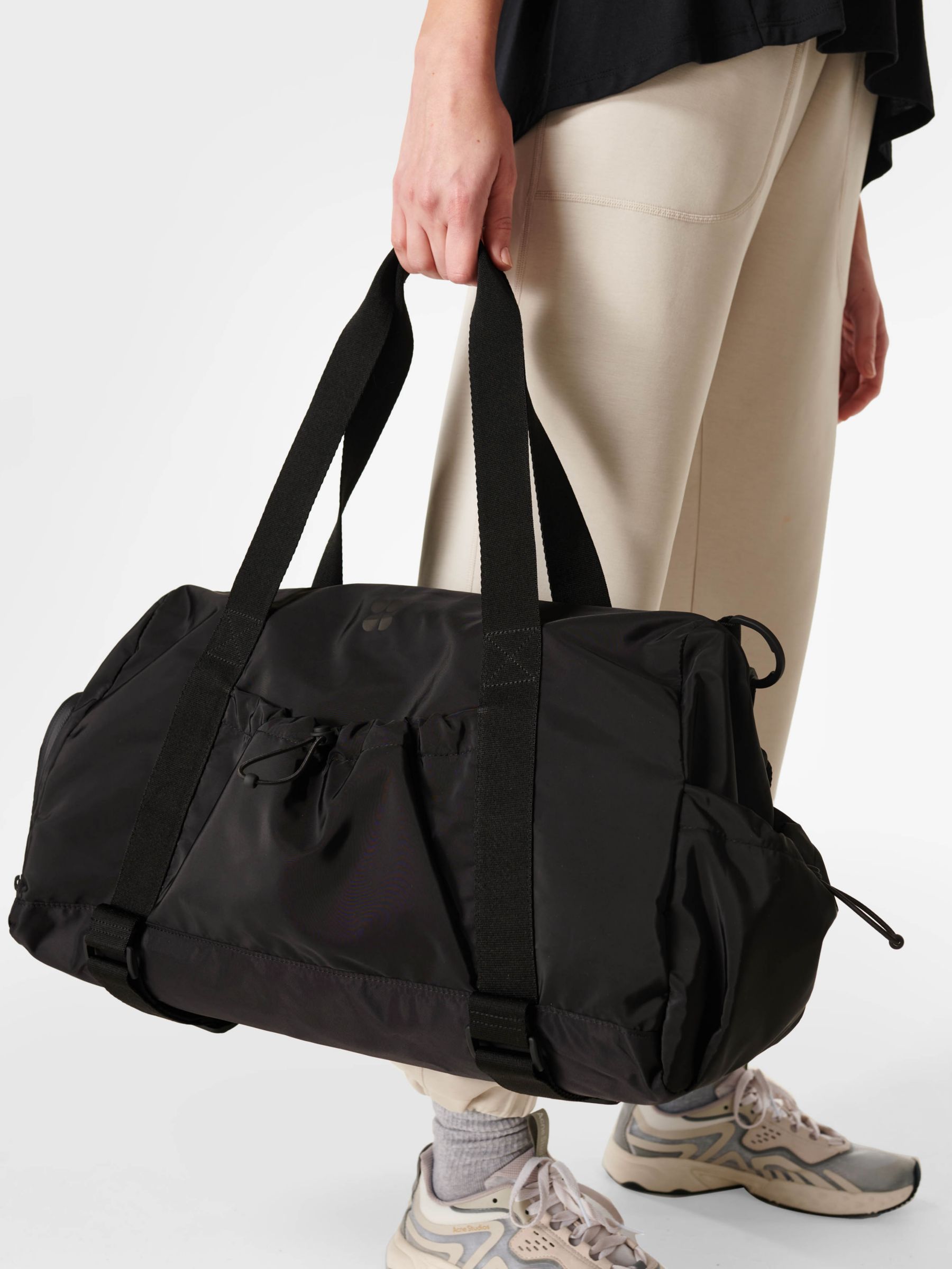 Sweaty Betty Icon Gym Bag, Black at John Lewis & Partners