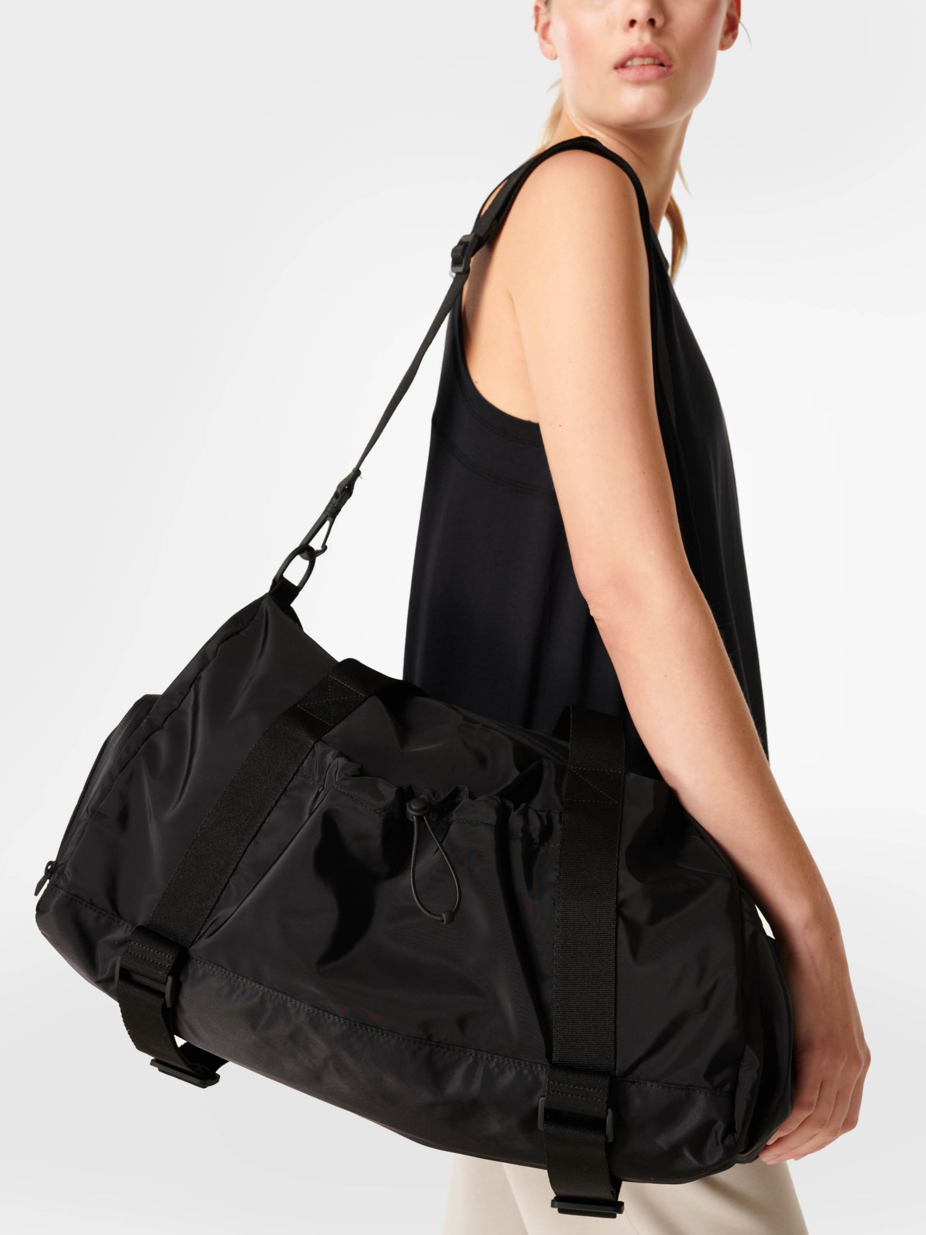 Sweaty Betty womens Icon Workout bag, Black, One Size US, Black