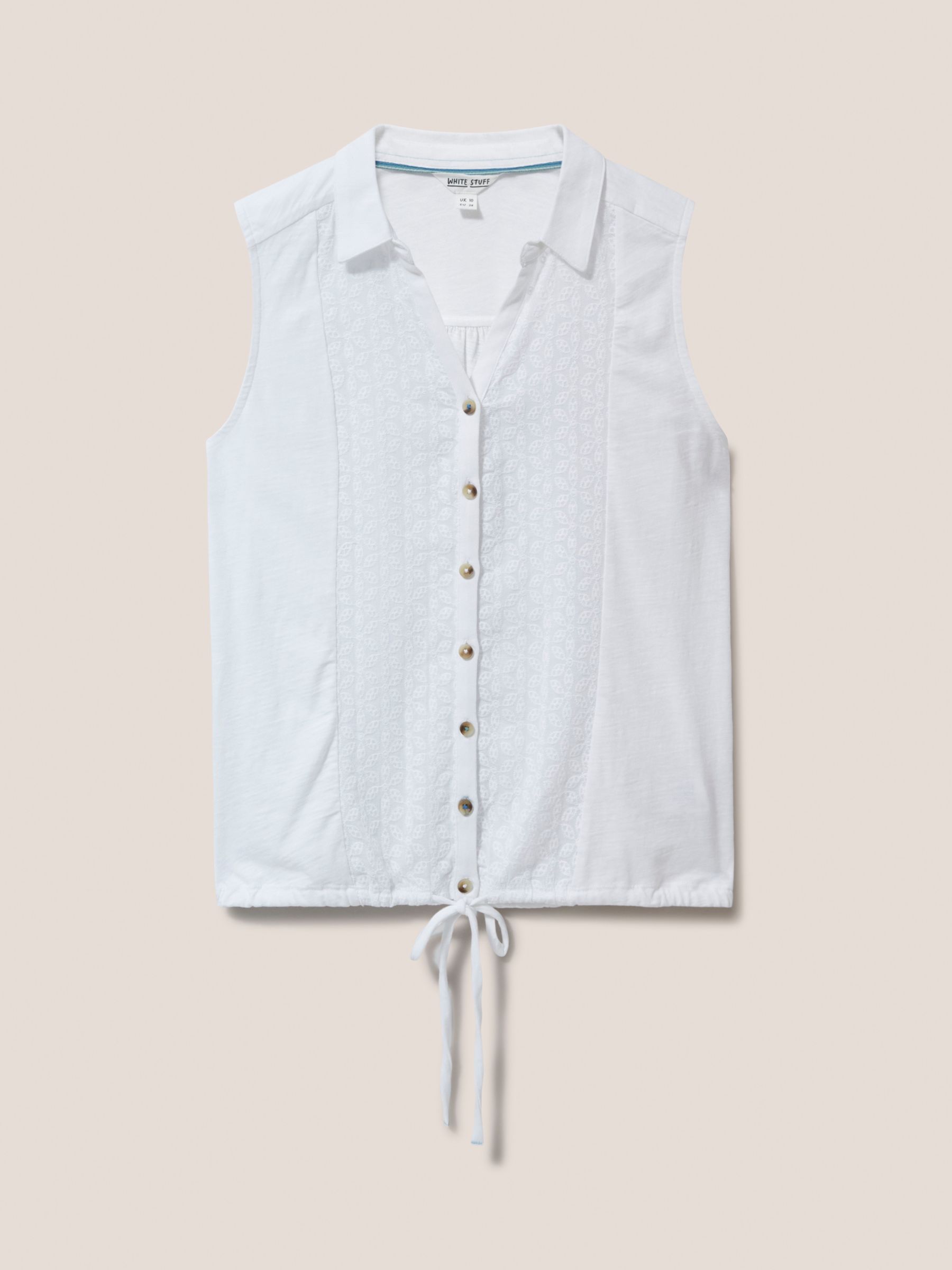 Buy White Stuff Flowing Grasses Sleeveless Jersey Shirt Online at johnlewis.com