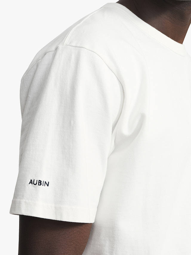 Aubin Newburgh Relaxed Pocket T-Shirt, Chalk White