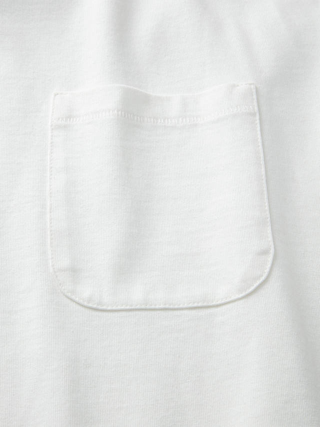 Aubin Newburgh Relaxed Pocket T-Shirt, Chalk White