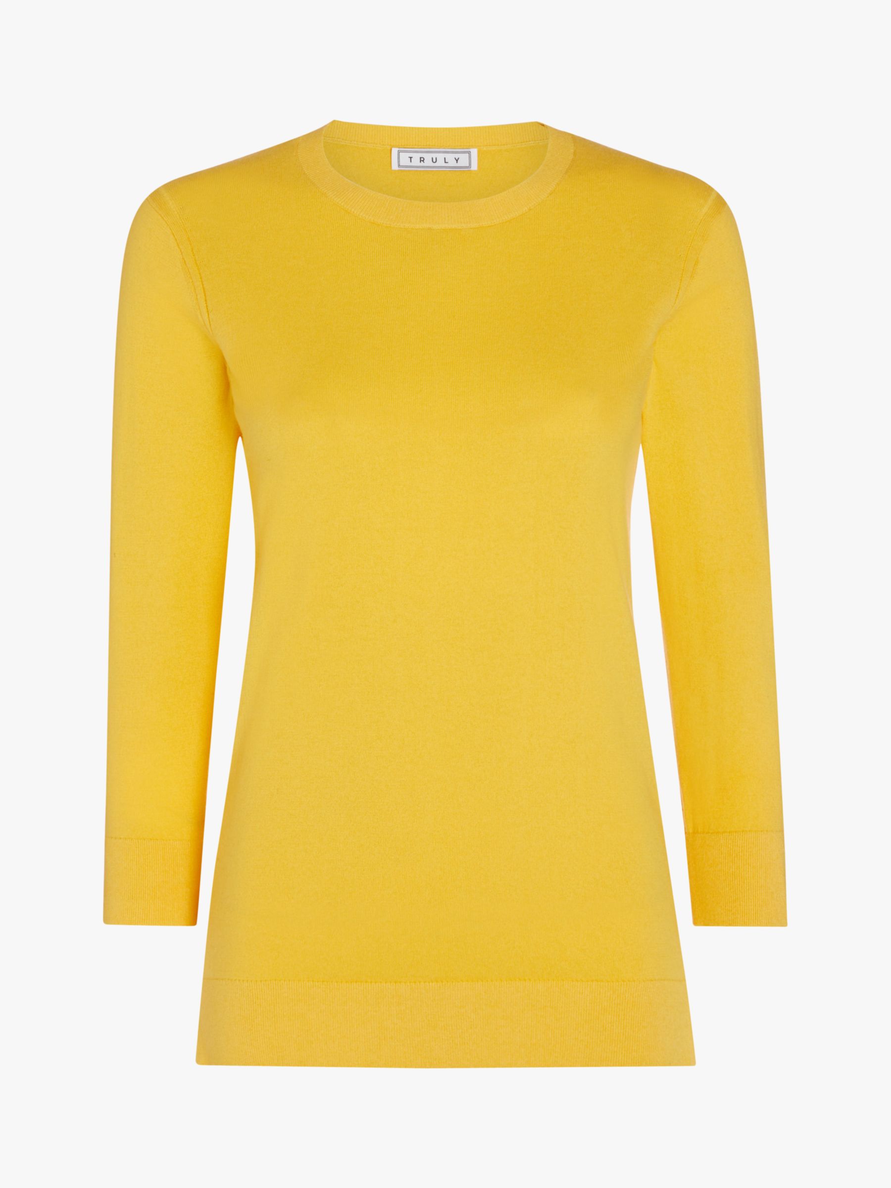 Buy Truly Fine Knit Jumper, Mimosa Online at johnlewis.com