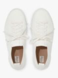 FitFlop Rally Lace Up Trainers, Cream
