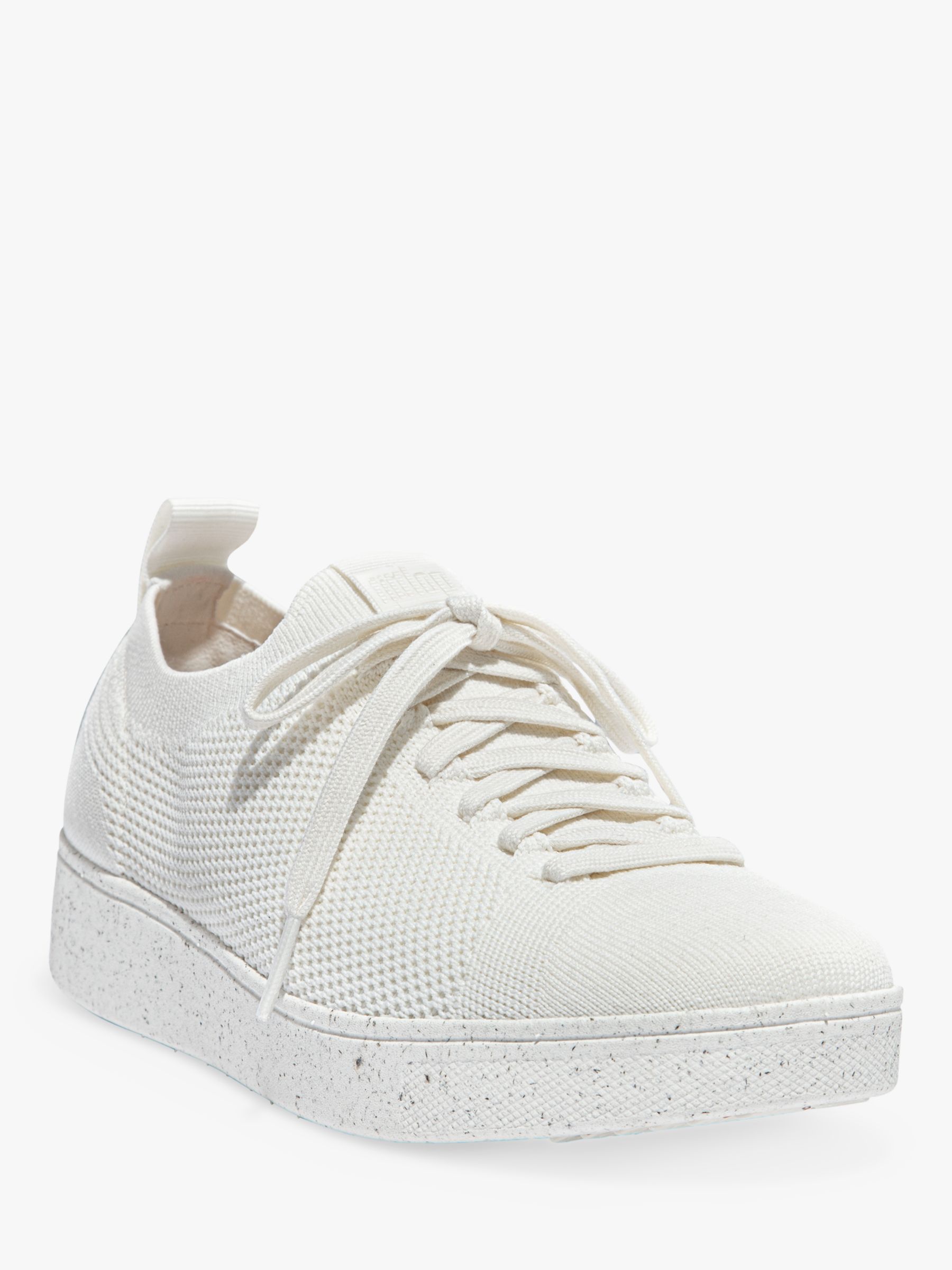 Buy FitFlop Rally Lace Up Trainers, Cream Online at johnlewis.com