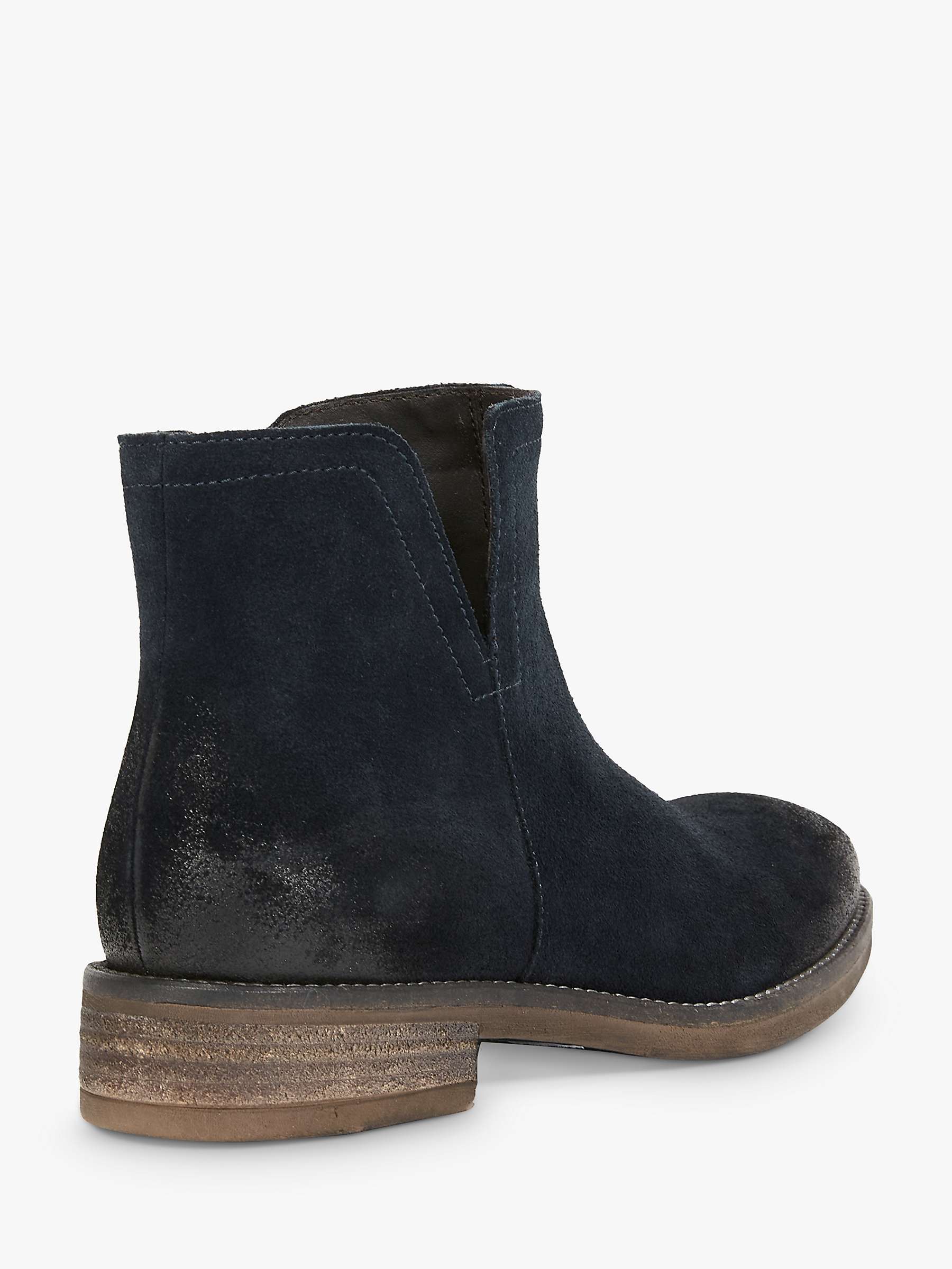 Buy Celtic & Co. Suede Notched Ankle Boots, Navy Online at johnlewis.com