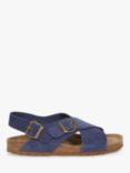 Celtic & Co. Suede Crossover Footbed Sandals